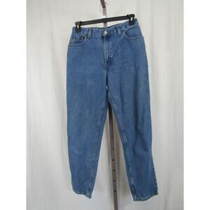 Levi's 550 12 Mis Blue Jean Denim Pants Relaxed Fit Tapered Leg Barrel Leg VTG